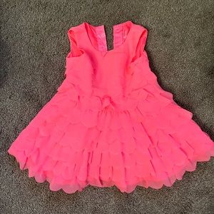 Hot pink baby dress